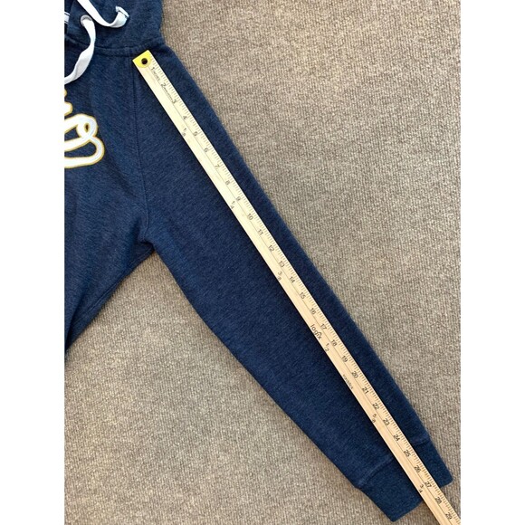 Aeropostale Hoodie Womens L Aero Script Crest Spell-Out Brushed Fleece Full-Zip - Picture 6 of 10